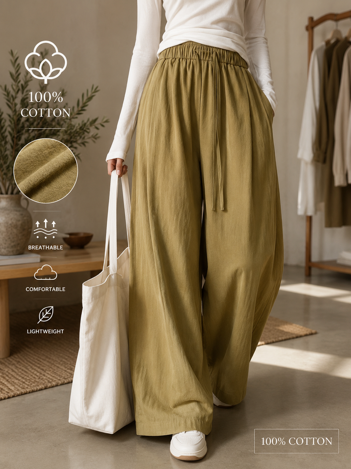 Breathable Cotton Lounge Pants