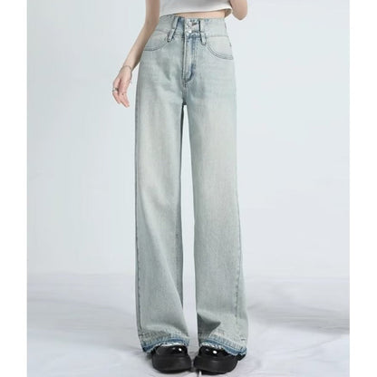 MAVINA™ – Summer Loose Fit Hem Jeans