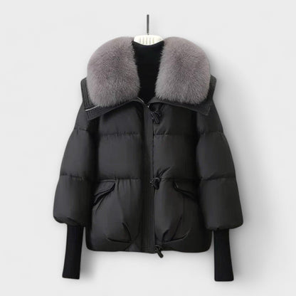 Lucyna – Elegant Jacket with Faux Fur